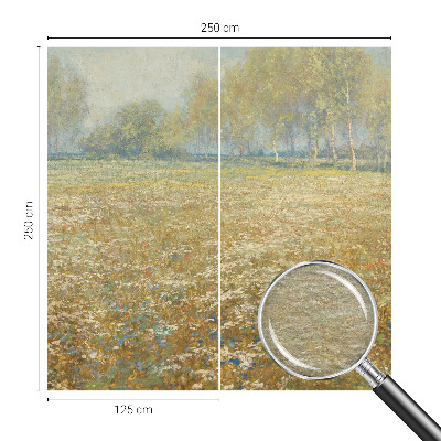 Fototapet til børn Blomstrende felt