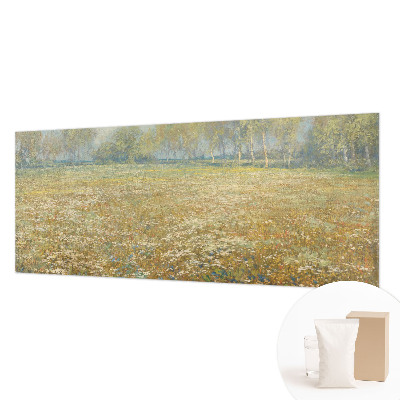 Fototapet til børn med motiv af et blomstrende felt
