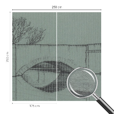 Fototapet på mål Buebro