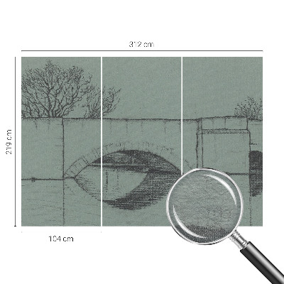 Fototapet på mål Buebro