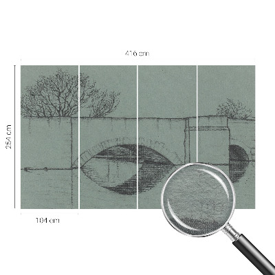 Fototapet på mål Buebro