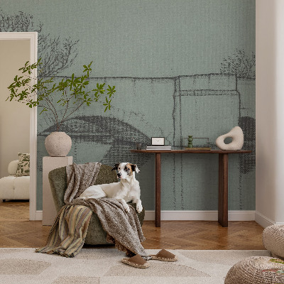 Fototapet på mål Buebro