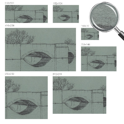 Fototapet på mål Buebro