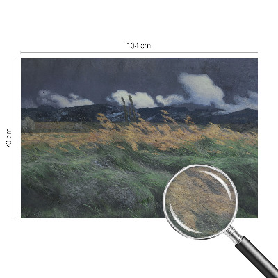 Modern fototapet Blæst græs