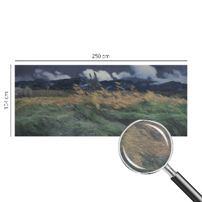 Modern fototapet Blæst græs