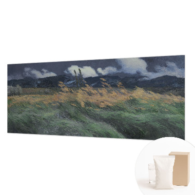 Modern fototapet Blæst græs