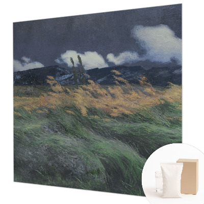 Modern fototapet Blæst græs