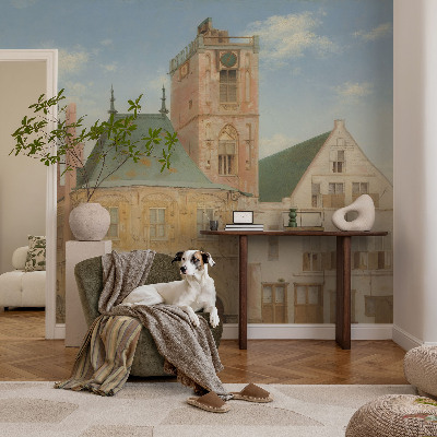 Høj kvalitet fototapet Historisk rådhus