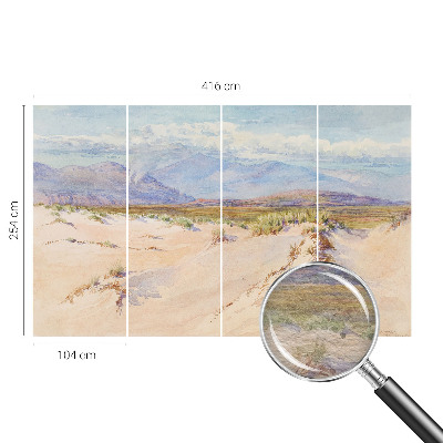 Stor fototapet Ørkenlandskab