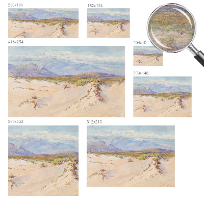 Stor fototapet Ørkenlandskab