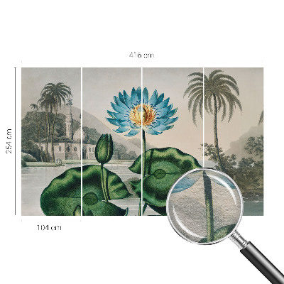 3D fototapet Eksotisk landskab