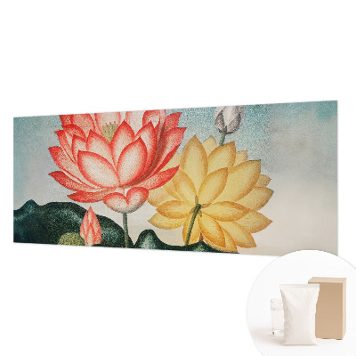 Fototapet med motiv af lotusblomster