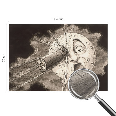 Foto tapet Kosmisk kollision