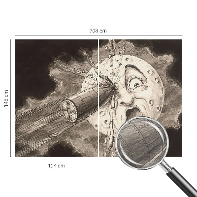 Foto tapet Kosmisk kollision