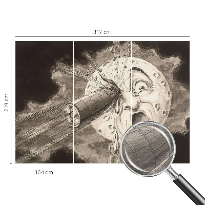 Foto tapet Kosmisk kollision