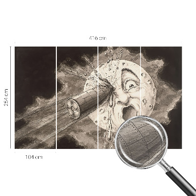 Foto tapet Kosmisk kollision