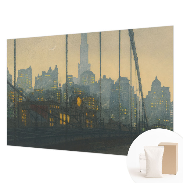 Fototapet til børn med aftenpanorama