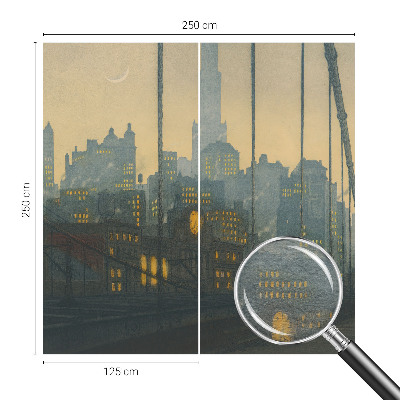 Fototapet til børn Aftenpanorama