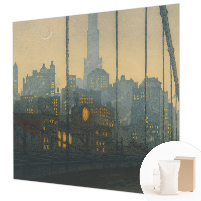 Fototapet til børn Aftenpanorama