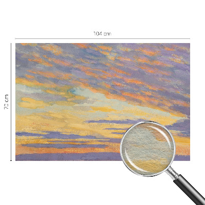 Fotovæg med motiv af pastelhimmel