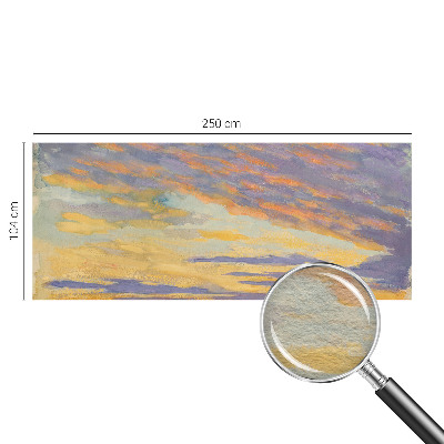 Fotovæg med motiv af pastelhimmel