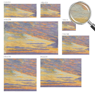 Fotovæg med motiv af pastelhimmel