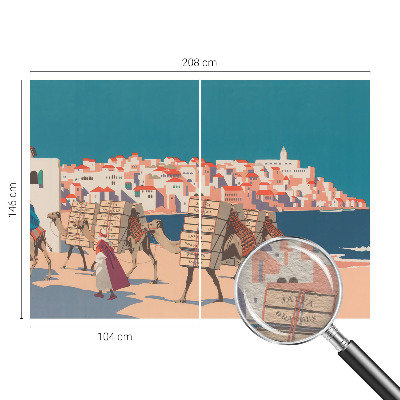 Væg tapet Kamelkaravane