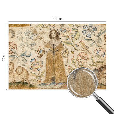 Fototapet stue Farverig natur