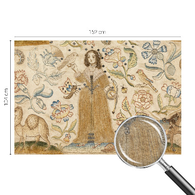 Fototapet stue Farverig natur