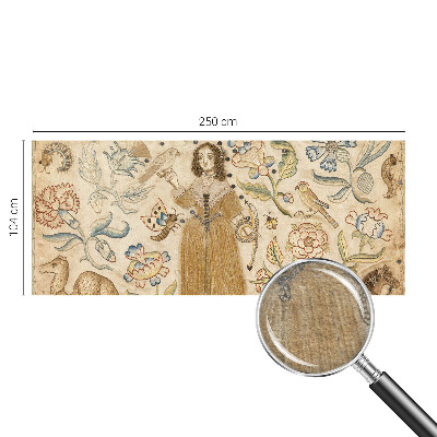 Fototapet stue Farverig natur