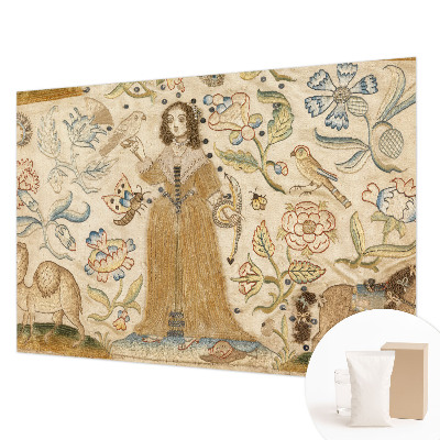 Fototapet stue Farverig natur