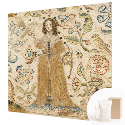 Fototapet stue Farverig natur