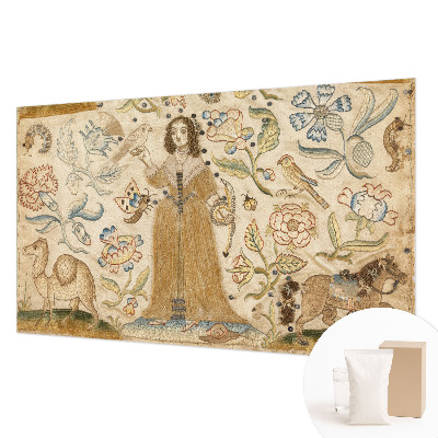 Fototapet stue Farverig natur