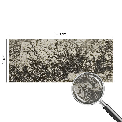 Fototapet soveværelse Bjerglandskab