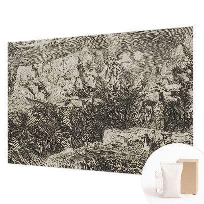 Fototapet soveværelse Bjerglandskab