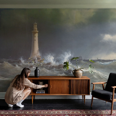 Fototapet til børn med motiv af havstorme