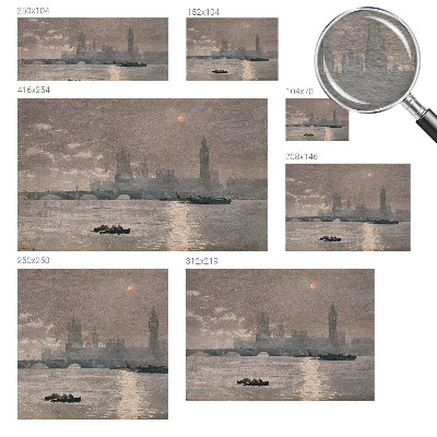 Fototapet på mål Natpanorama