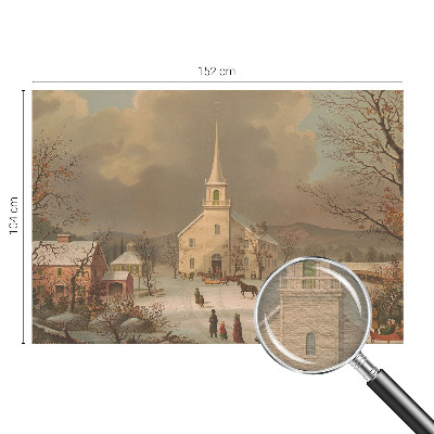 Modern fototapet Vinterlandskab