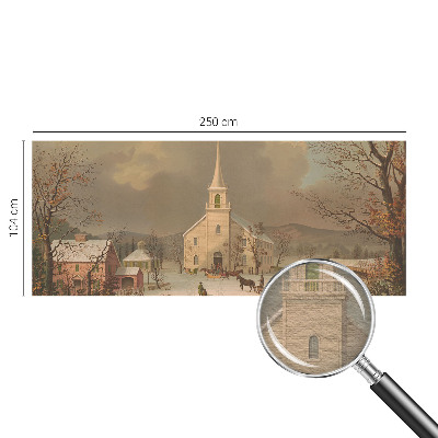 Modern fototapet Vinterlandskab