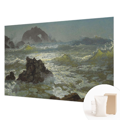 Stor fototapet Stormfuldt hav