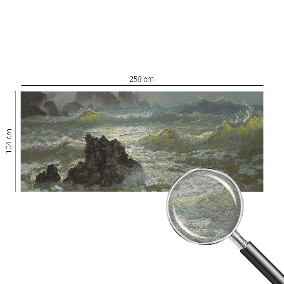 Stor fototapet Stormfuldt hav