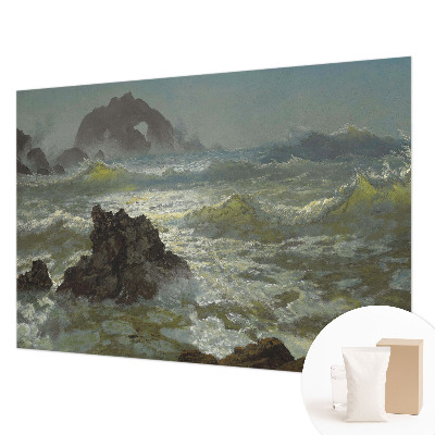 Stor fototapet Stormfuldt hav