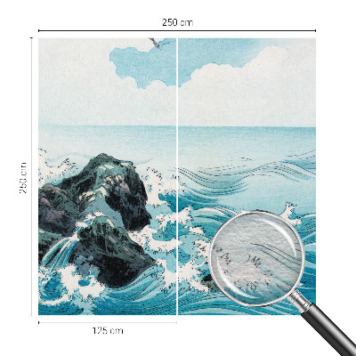 3D fototapet Havscene