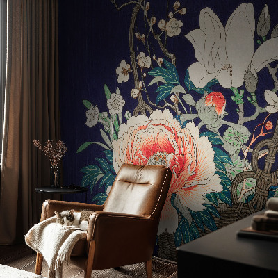 Foto tapet Blomsterkurv