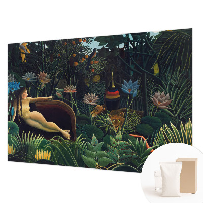 Vlies fototapet med et eksotisk junglemotiv