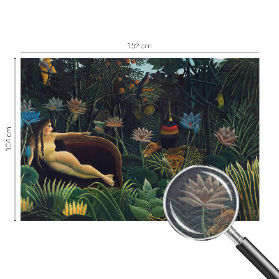 Vlies fototapet med et eksotisk junglemotiv