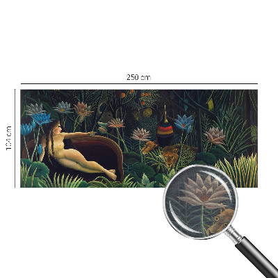 Vlies fototapet med et eksotisk junglemotiv