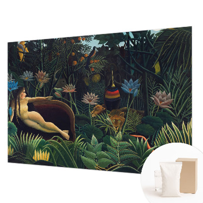 Vlies fototapet med et eksotisk junglemotiv