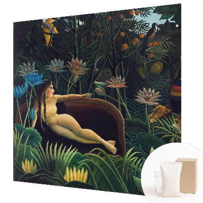 Vlies fototapet med et eksotisk junglemotiv