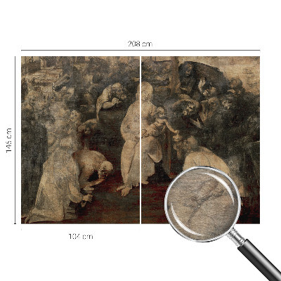 Non-woven fototapet med motiv af et åndeligt møde